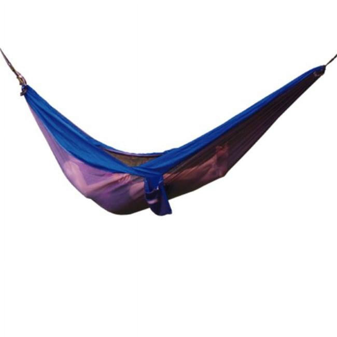 Double Nylon Hammock Navy & Gray