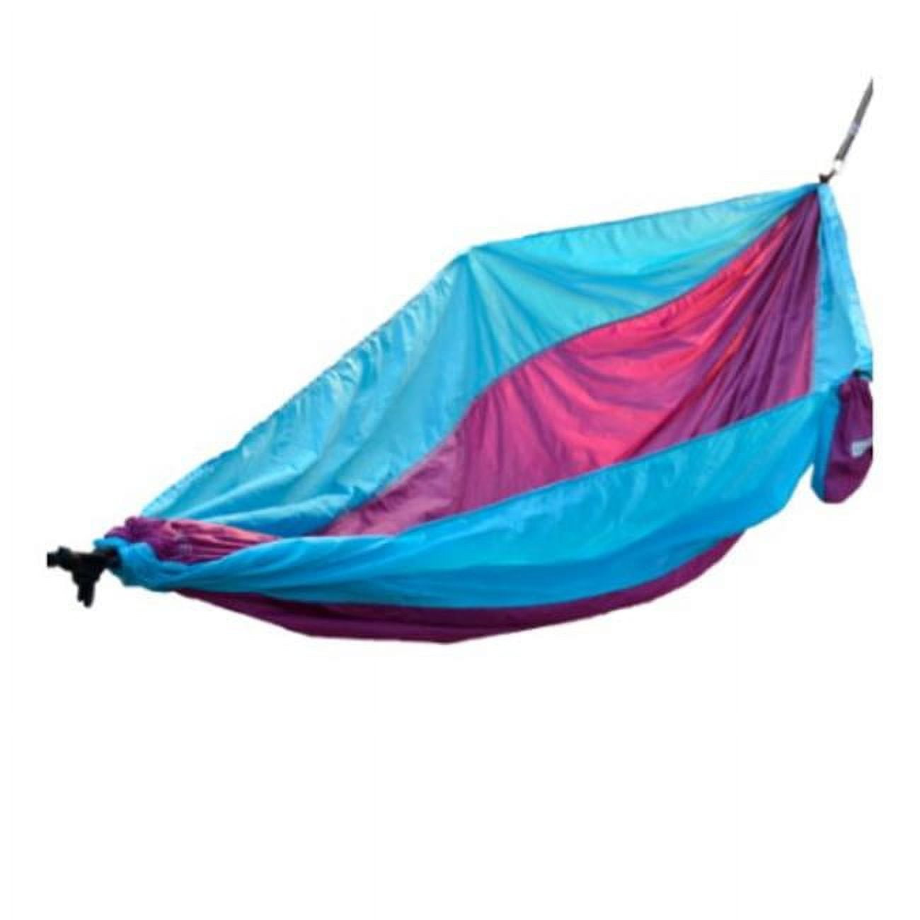 A41 2928LBP Hammock Traveler Camp with Straps, Blue & Purple