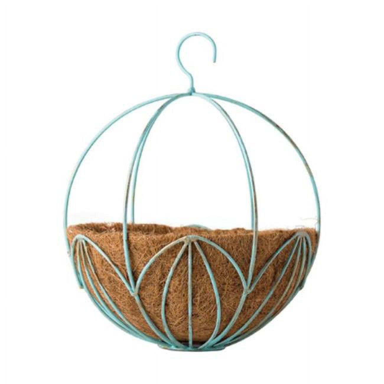 Leeds Sphere Metal Basket, Patina - Medium