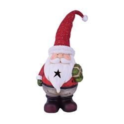G48 NFCR2138A47 18.50 in. Santa Red Hat & Present Light - Multi Color