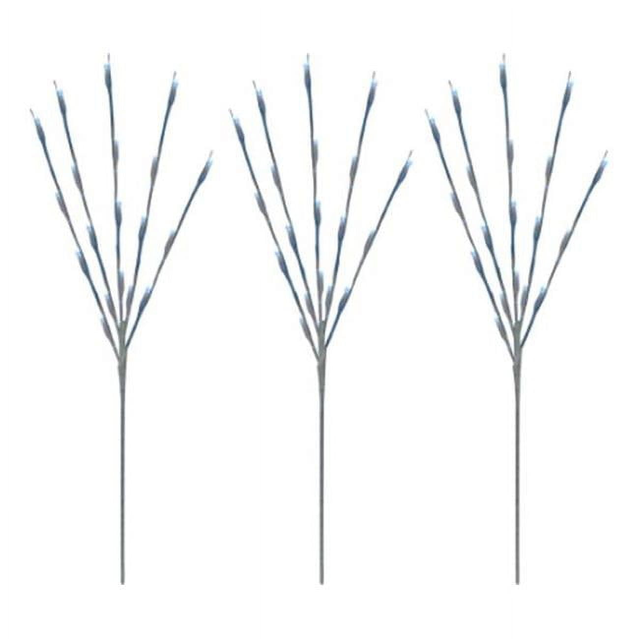 29 in. Pathmarkers LED Twinkling Branch, Blue - 3 Count