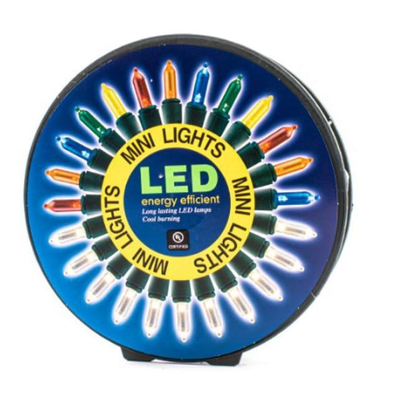 47 ft. Reel Pack LED M5 Incandenscent Transparent Mini String Lights with Green Wire Color