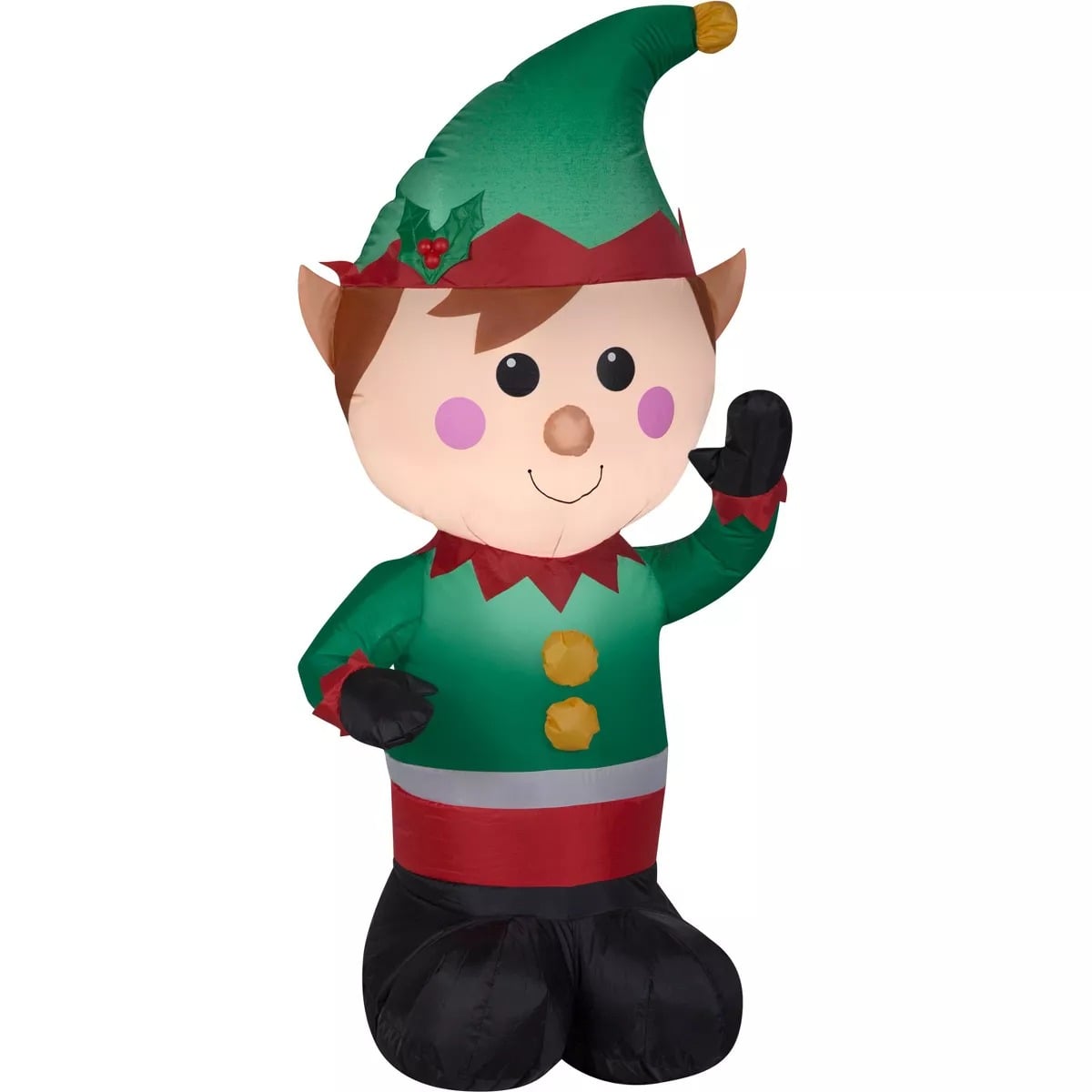 G08 11167X Airblown Elf Christmas Decoration, Multi Color