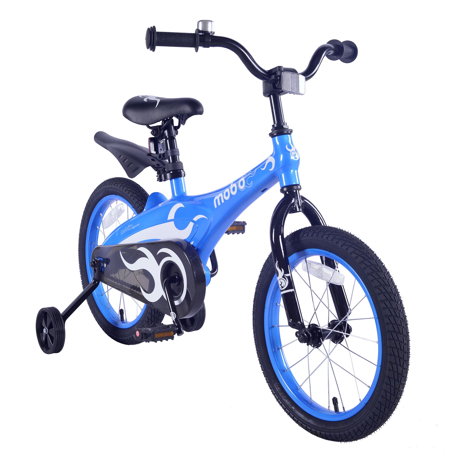 16 in. Lite Kids Bicycle Bike with Training Wheel, Blue