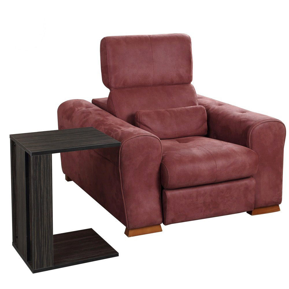 801CMY2801 17.72 x 24.02 x 13.78 in. Single Amazonas Side Table - Wenge