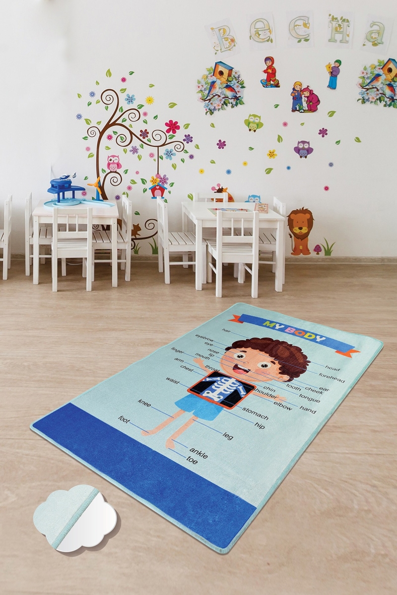 876CHL1008 140 x 190 cm My Body Carpet - Multi Color
