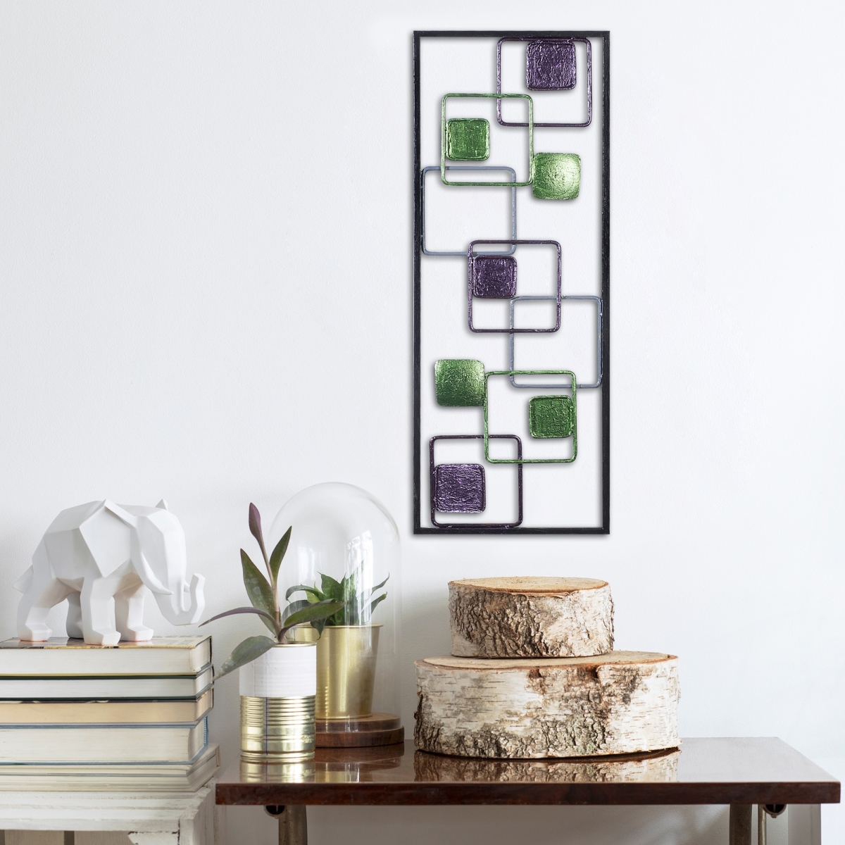 891TNL1607 11.02 x 0.059 x 29.13 in. Infinite Decorative Metal Wall Accessory - Multi Color