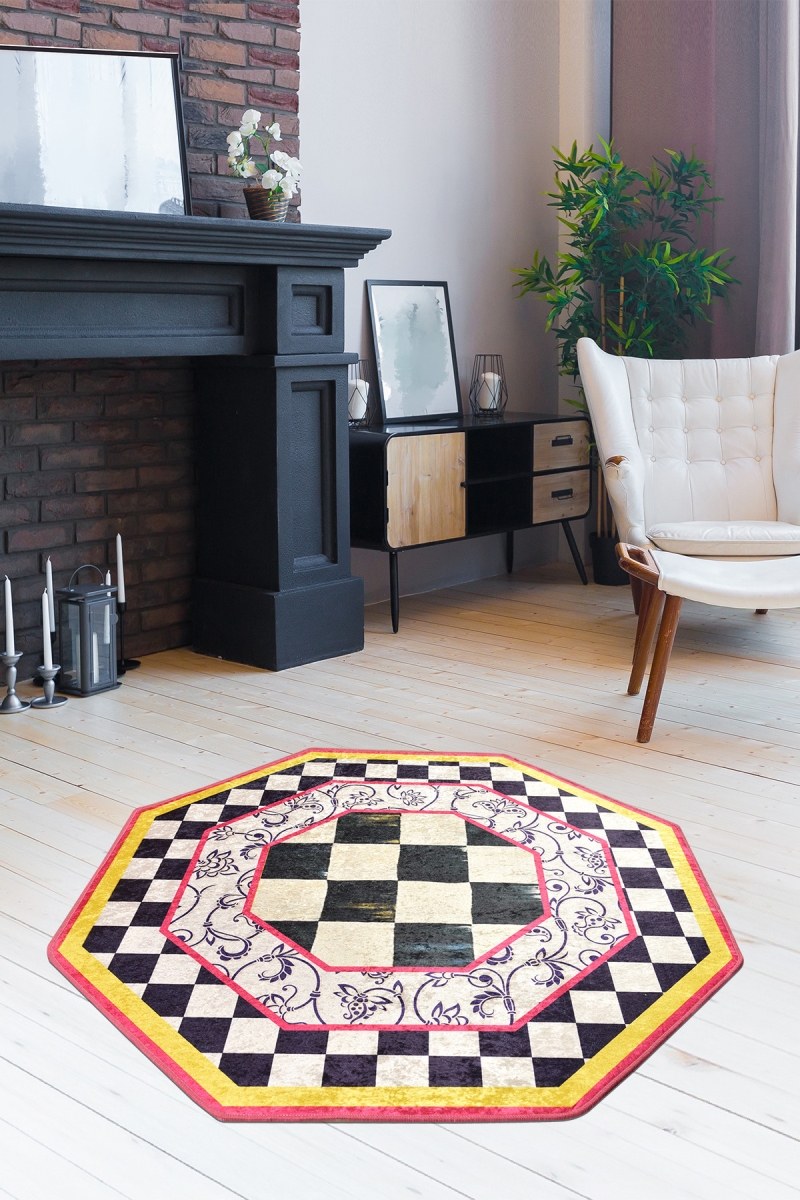 882CHL1120 100 cm Hypnotic Carpet - Multi Color