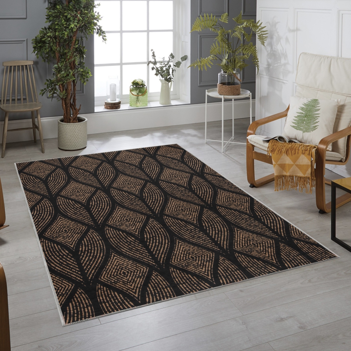 530HFT1450 100 x 150 cm Delta Hall Carpet - Multi Color