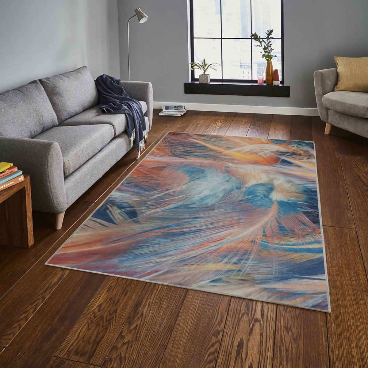 530HFT1734 120 x 180 cm Van Carpet - Multi Color