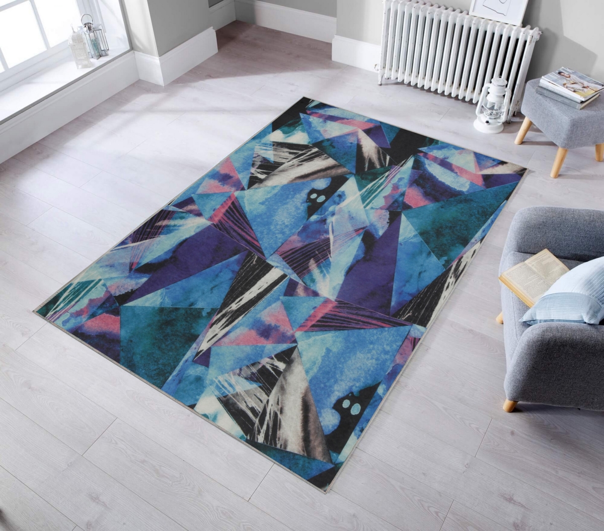 530HFT1750 80 x 120 cm Brixton Carpet - Multi Color