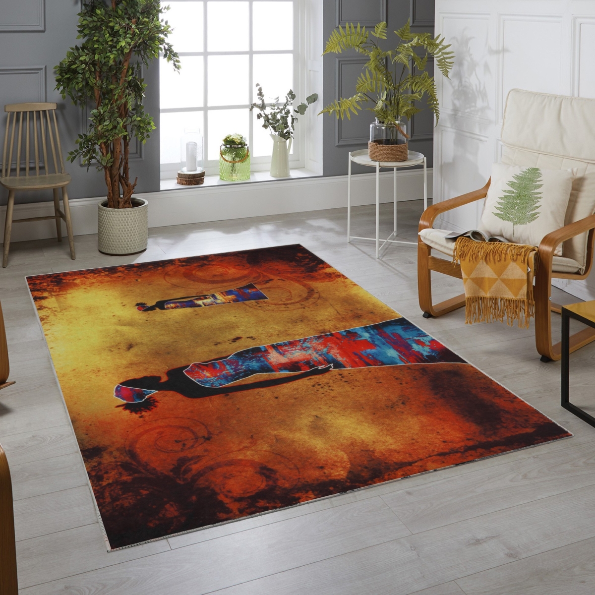 530HFT1806 160 x 230 cm Dayton Carpet - Multi Color