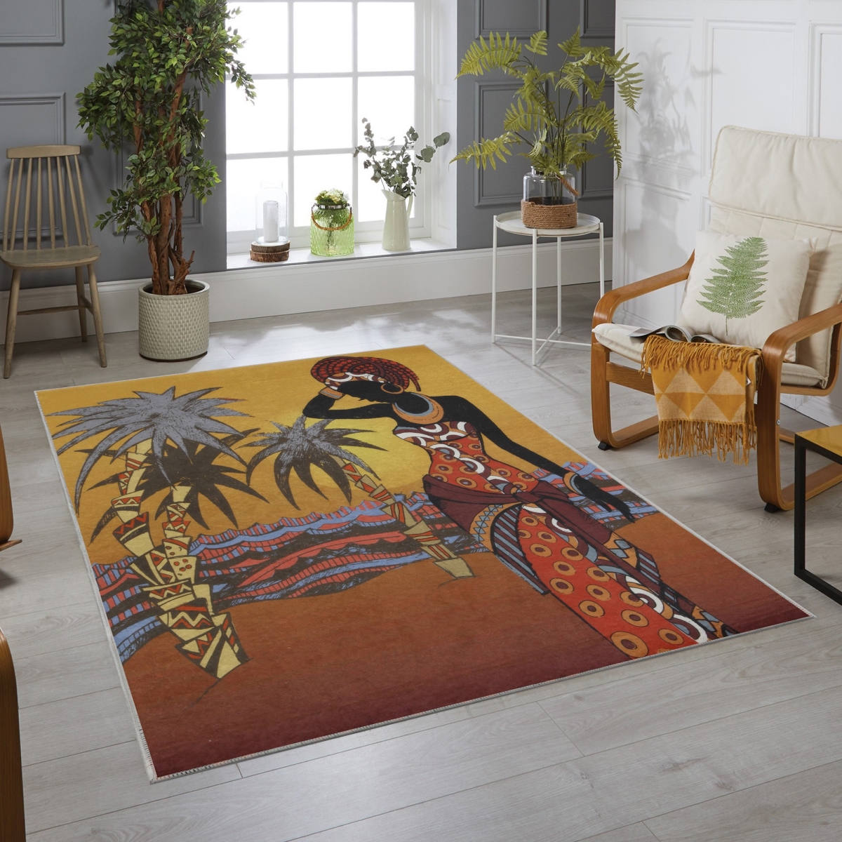 530HFT1899 80 x 150 cm Ridge Hall Carpet - Multi Color