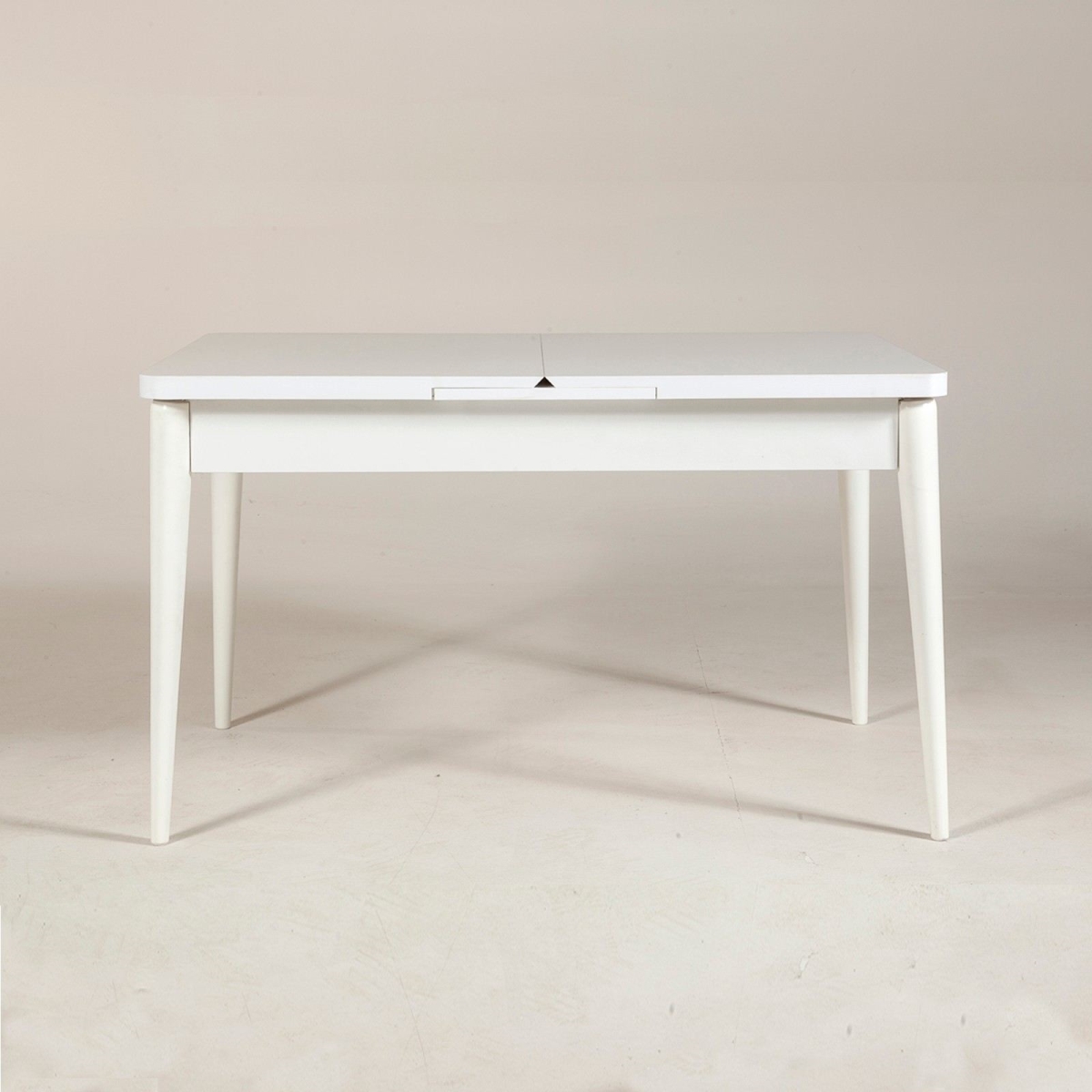 869VEL5154 31.5 x 30.31 x 51.18 in. Vina Extendable Dining Table - White