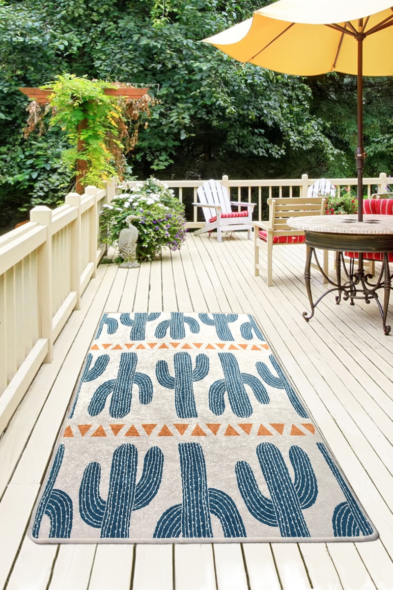 882CHL1714 160 x 230 cm Cactus Time Carpet - Multi Color