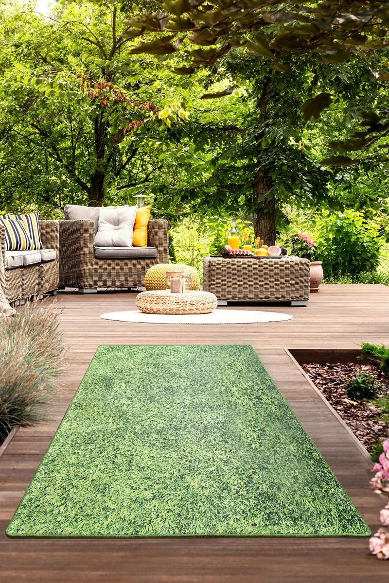 882CHL1724 80 x 150 cm Grass Hall Carpet - Multi Color