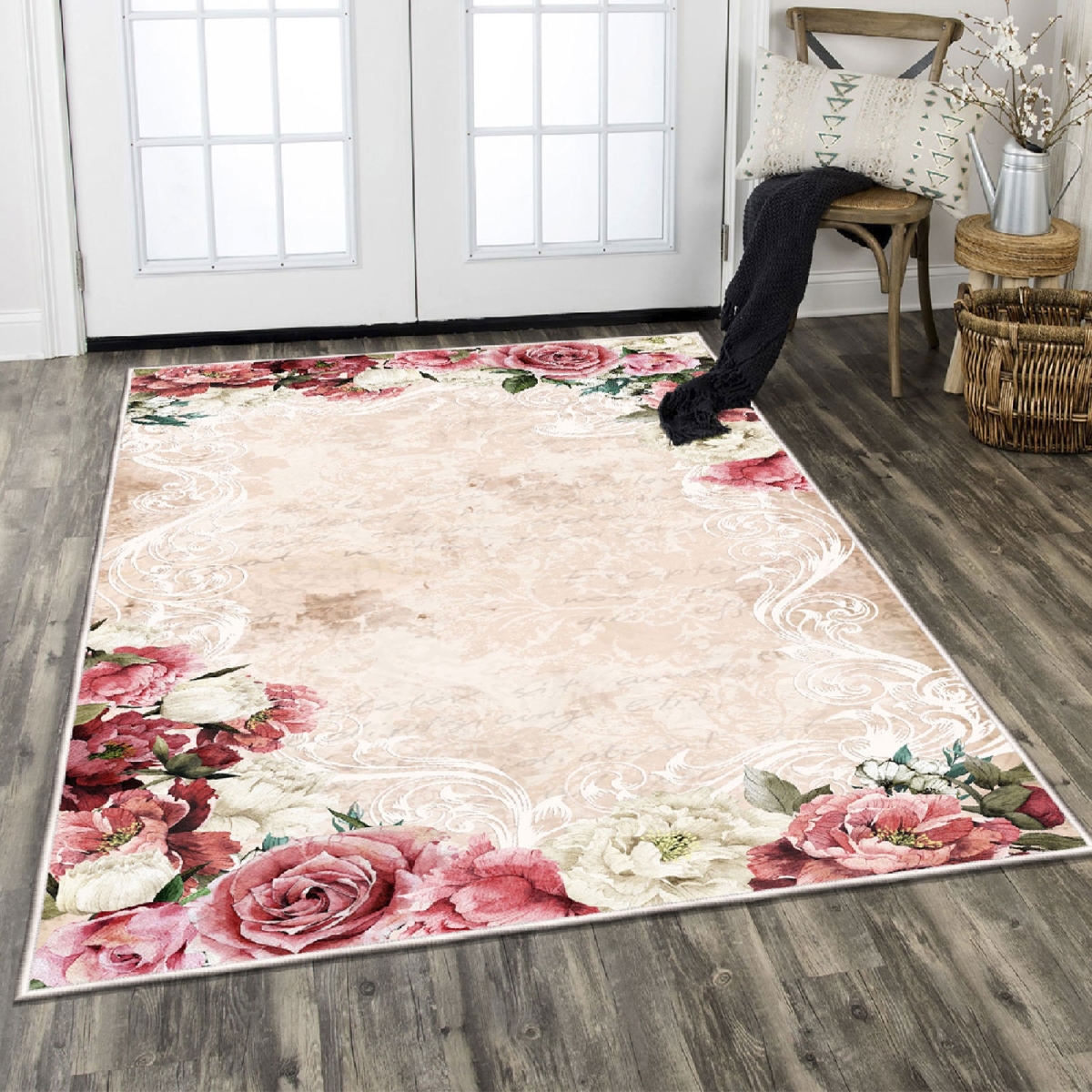599HFT1482 100 x 150 cm ELS1814 Hall Carpet - Multi Color