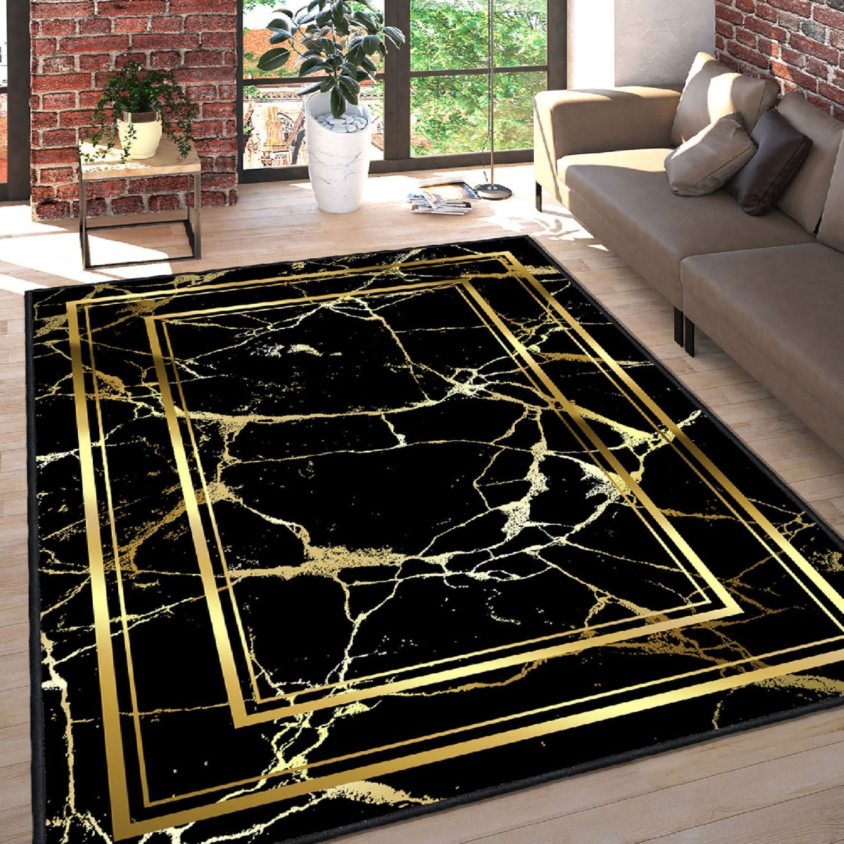 599HFT4491 120 x 180 cm ELS2417 Carpet - Multi Color