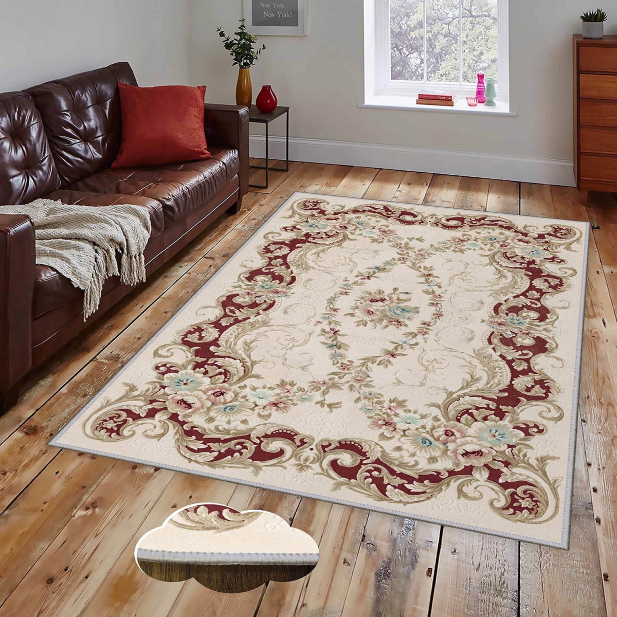 368HFT2870 100 x 150 cm EEXFAB590 Hall Carpet - Multi Color