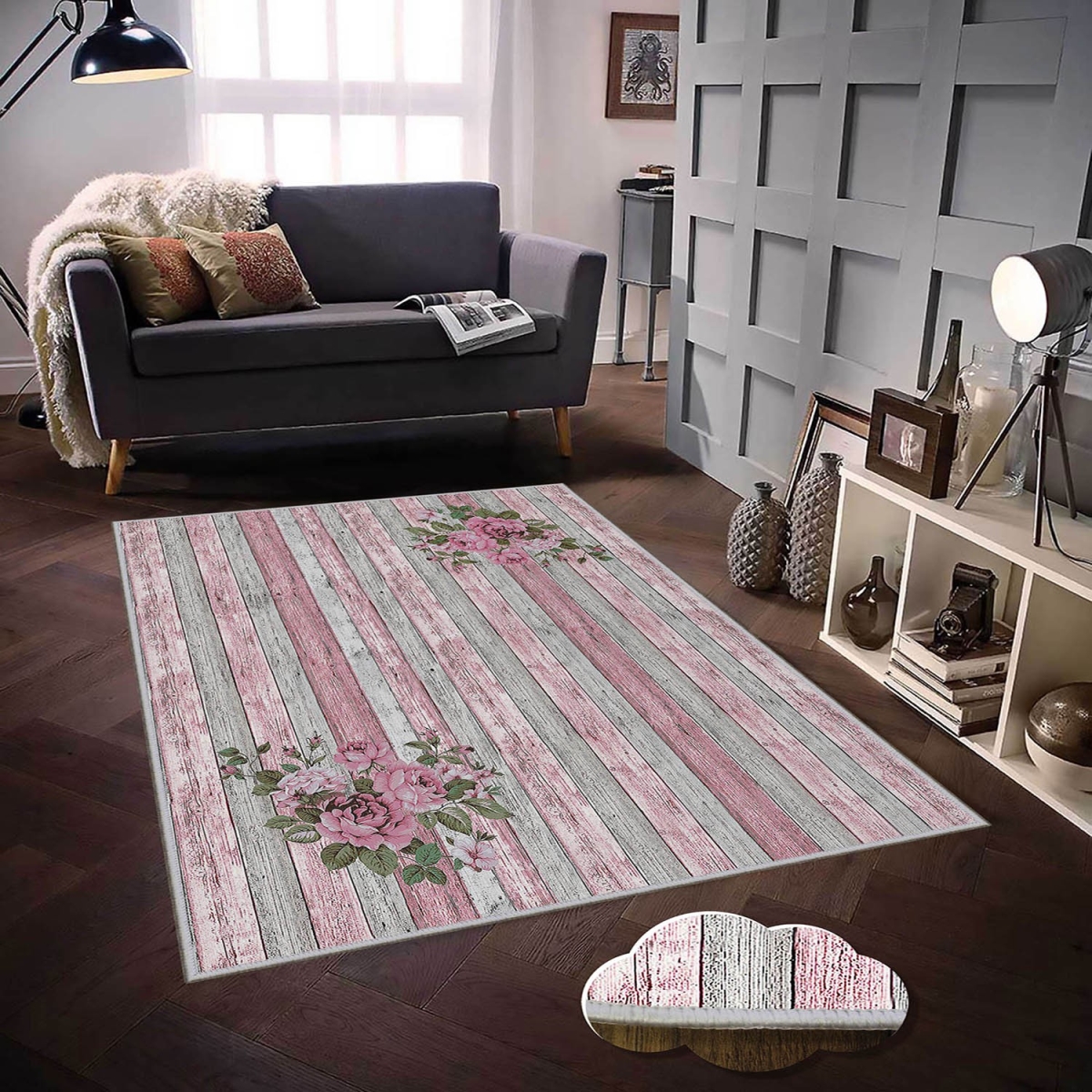 369HFT1709 100 x 150 cm EEXFAB675 Hall Carpet - Multi Color