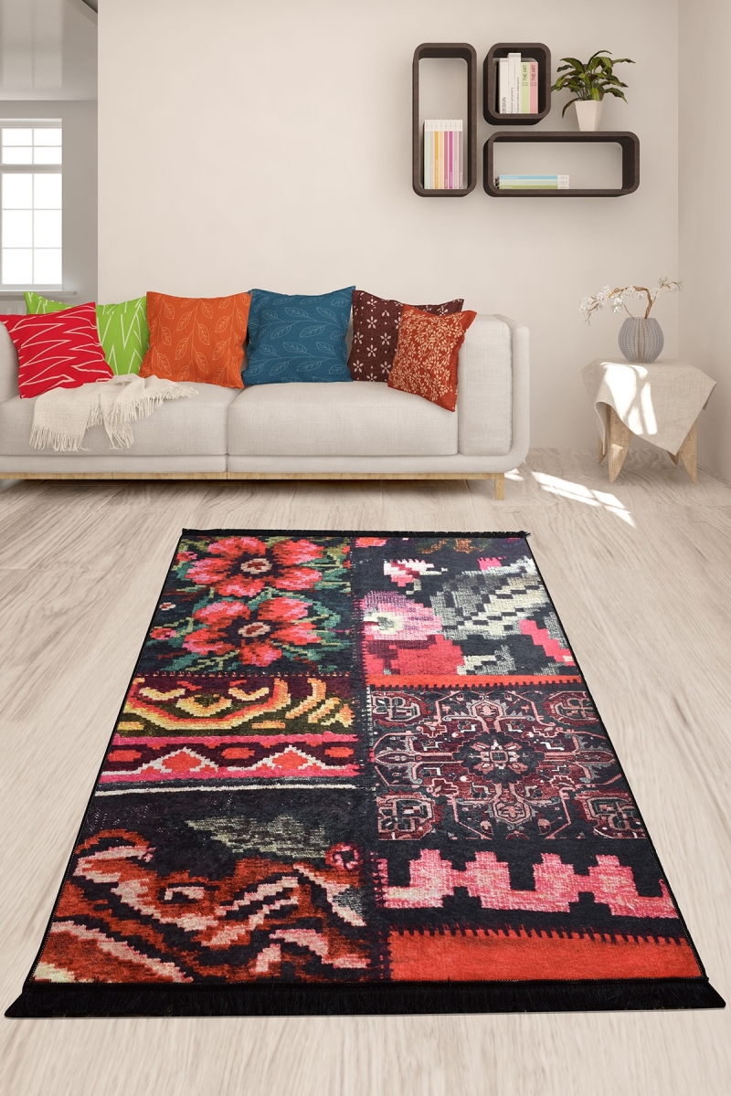 882CHL2698 150 x 300 cm Blush DJT Hall Carpet - Multi Color