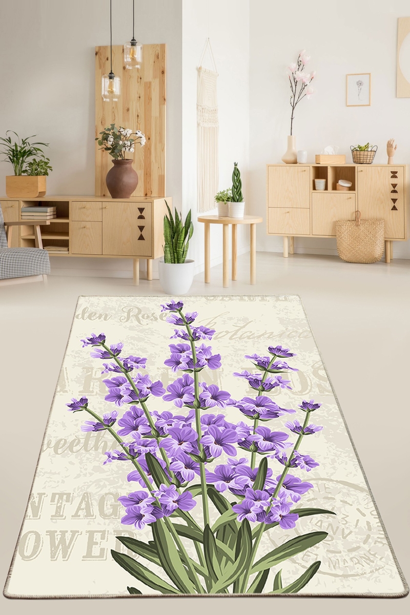882CHL3130 140 x 190 cm Lavender DJT Carpet - Multi Color