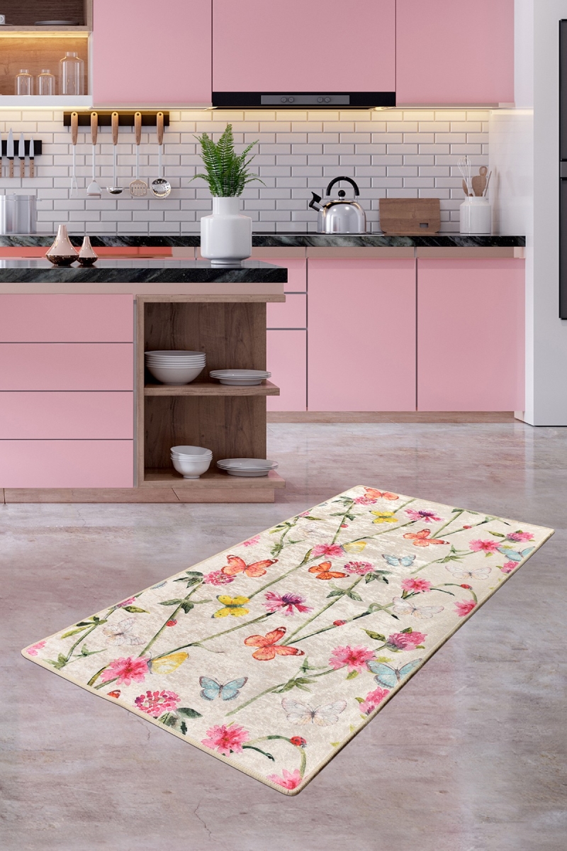 882CHL3334 80 x 120 cm Butterfly DJT Carpet - Multi Color