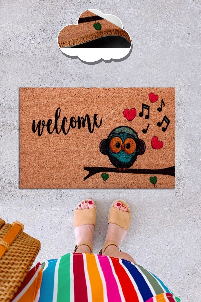 877CHL1204 23.62 x 0.5 x 15.75 in. Coco Ramo Coco Doormat - Multi Color