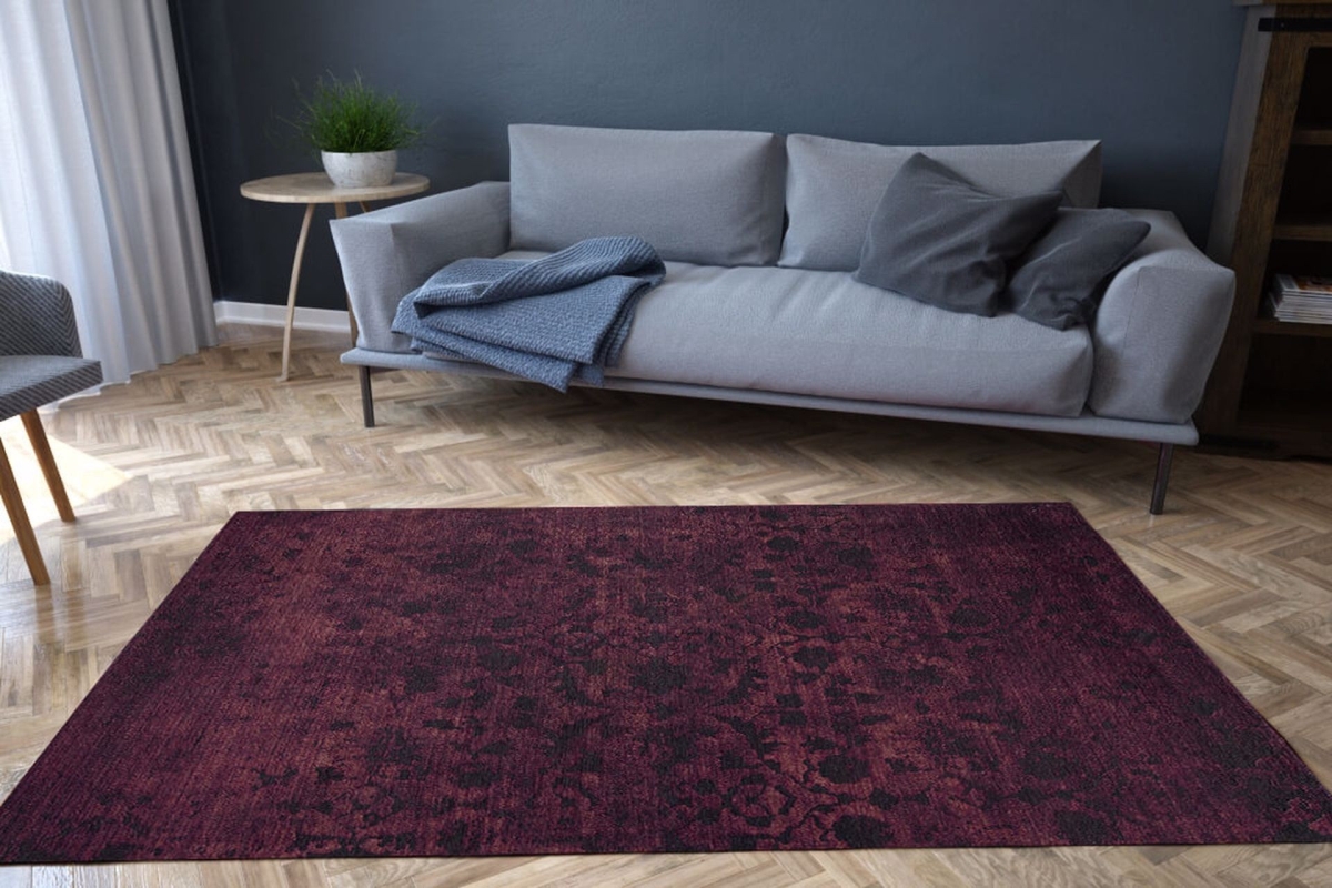 473RTP2175 75 x 150 cm Dorian Chenille AL 186 MR Hall Carpet - Purple & Multi Color