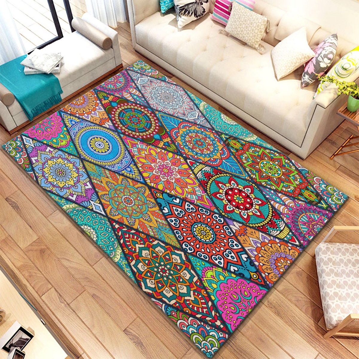 487KRL1569 100 x 180 cm CBHL 192 Carpet - Multi Color