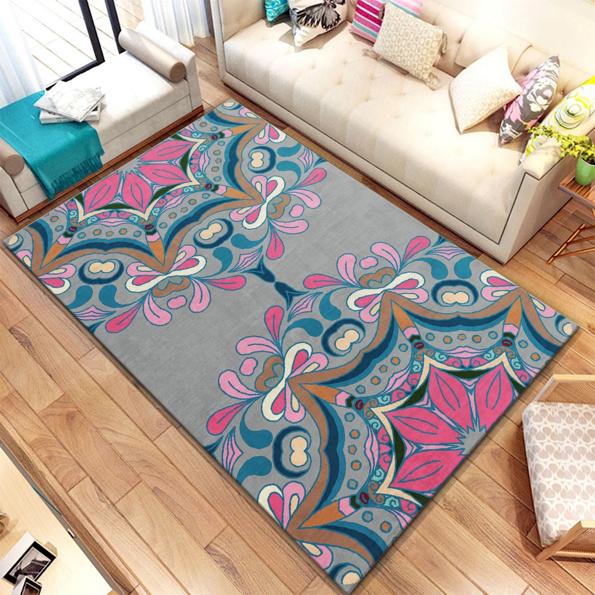487KRL1627 120 x 180 cm CBHL 200 Carpet - Multi Color