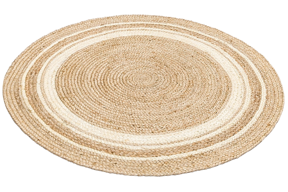 271EKH2157 120 x 120 cm ECH 01 Carpet - Natural & White
