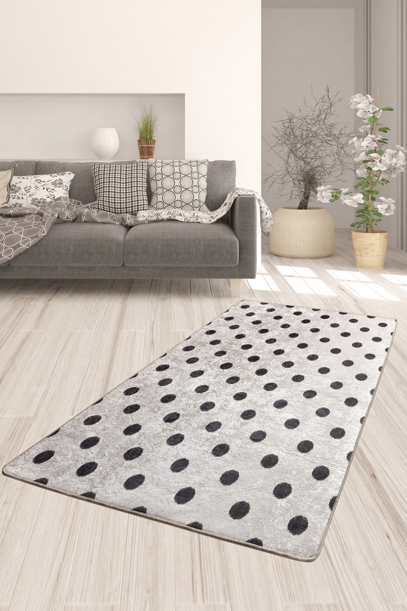 286CHL3995 100 x 300 cm Jenny DJT Hall Carpet - Gray