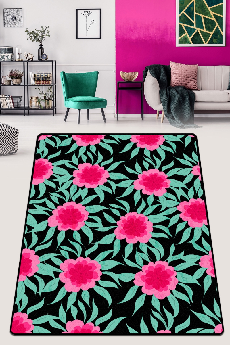 286CHL6169 100 x 160 cm Blackberry DJT Carpet - Multi Color