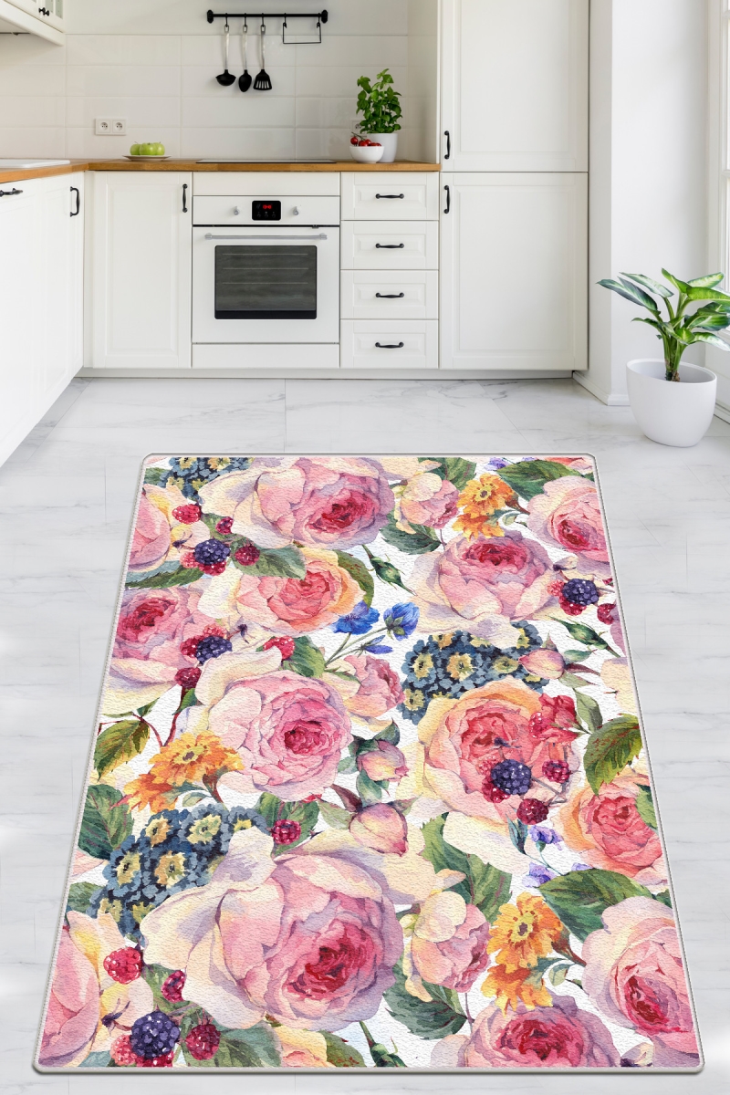 287CHL1187 80 x 200 cm Rubesco DJT Hall Carpet - Multi Color