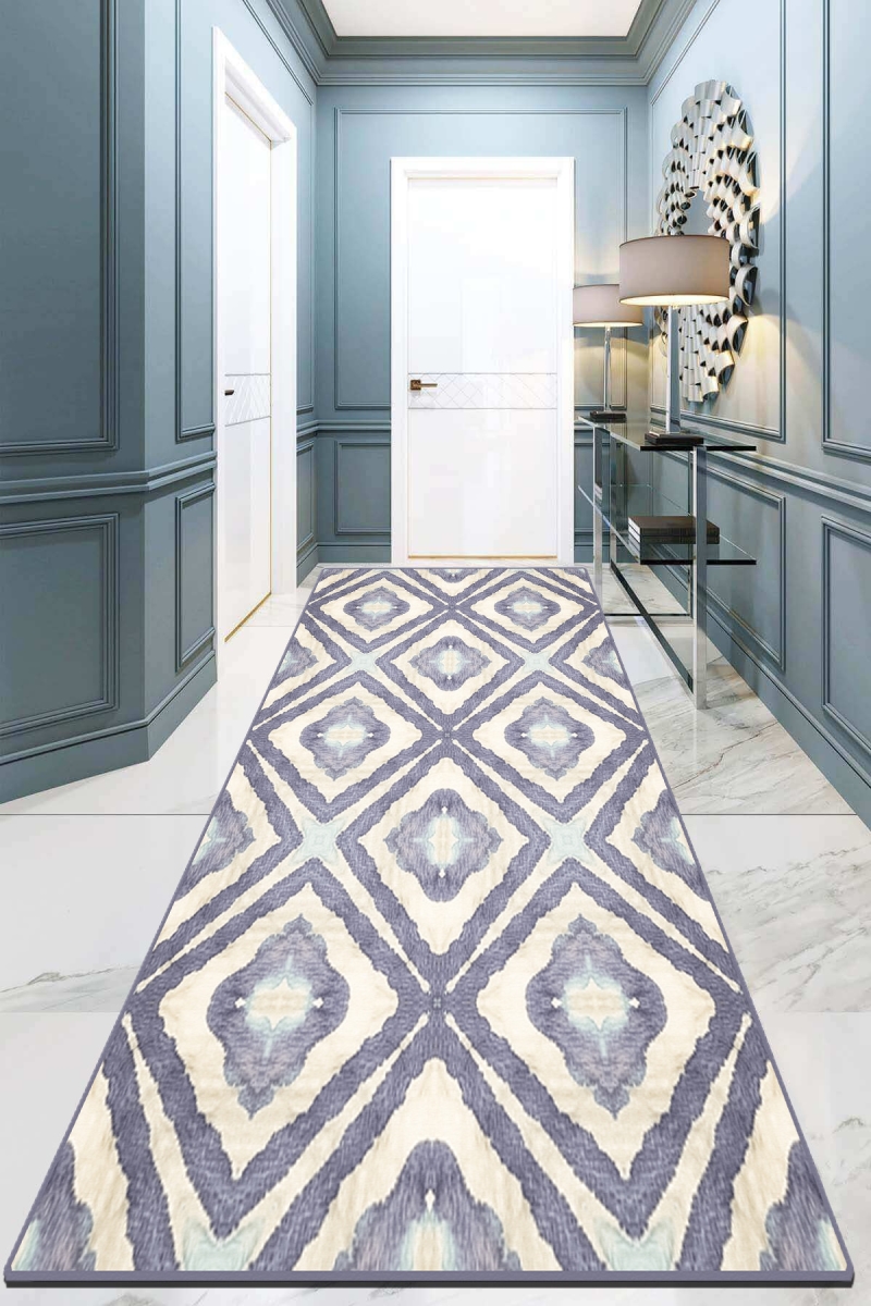 908CHL1335 80 x 200 cm Semplice DJT Hall Carpet - Multi Color