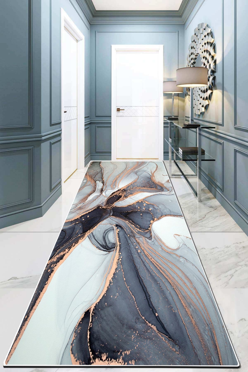 908CHL2313 80 x 150 cm Colore Misto DJT Hall Carpet - Multi Color