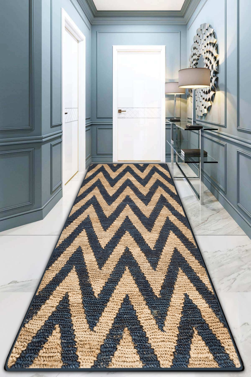 908CHL3062 80 x 200 cm Sharp Tip DJT Hall Carpet - Multi Color