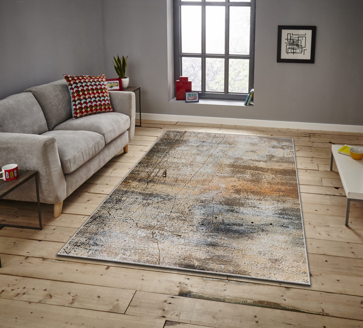 288NGR1871 140 x 220 cm ASR CRPT-58 Carpet - Multi Color