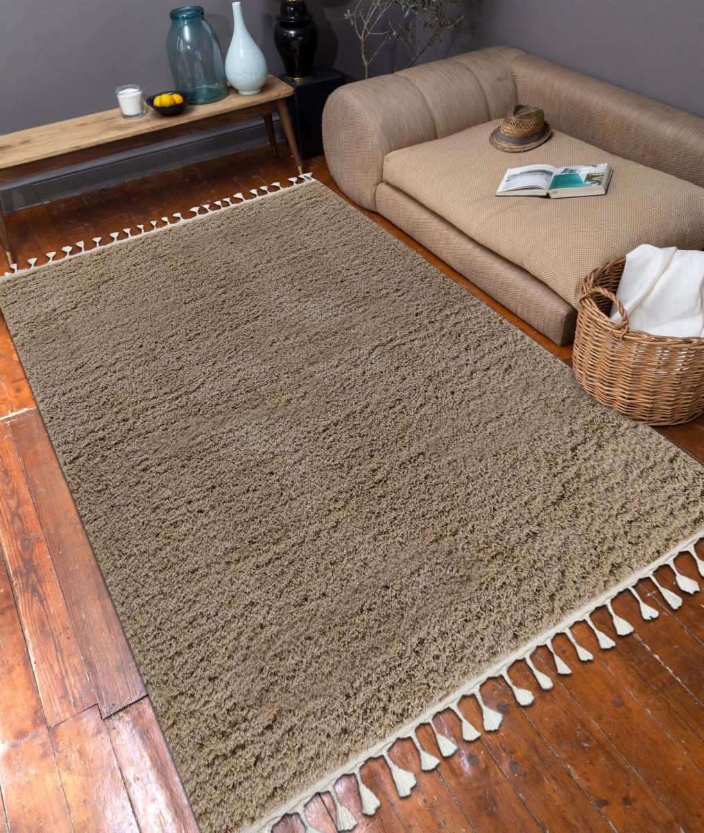 932ELT2057 80 x 150 cm 0277I Hall Carpet - Mink & Beige