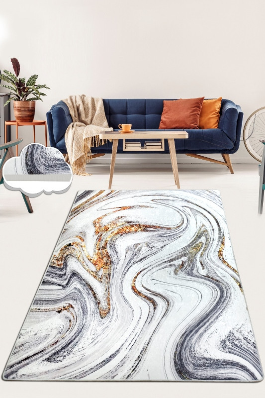 929CHL1864 80 x 120 cm Blur Carpet - Multi Color