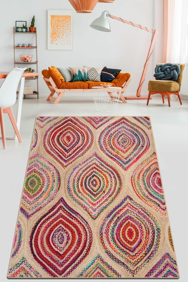 929CHL2270 80 x 300 cm Cavita Hall Carpet - Multi Color