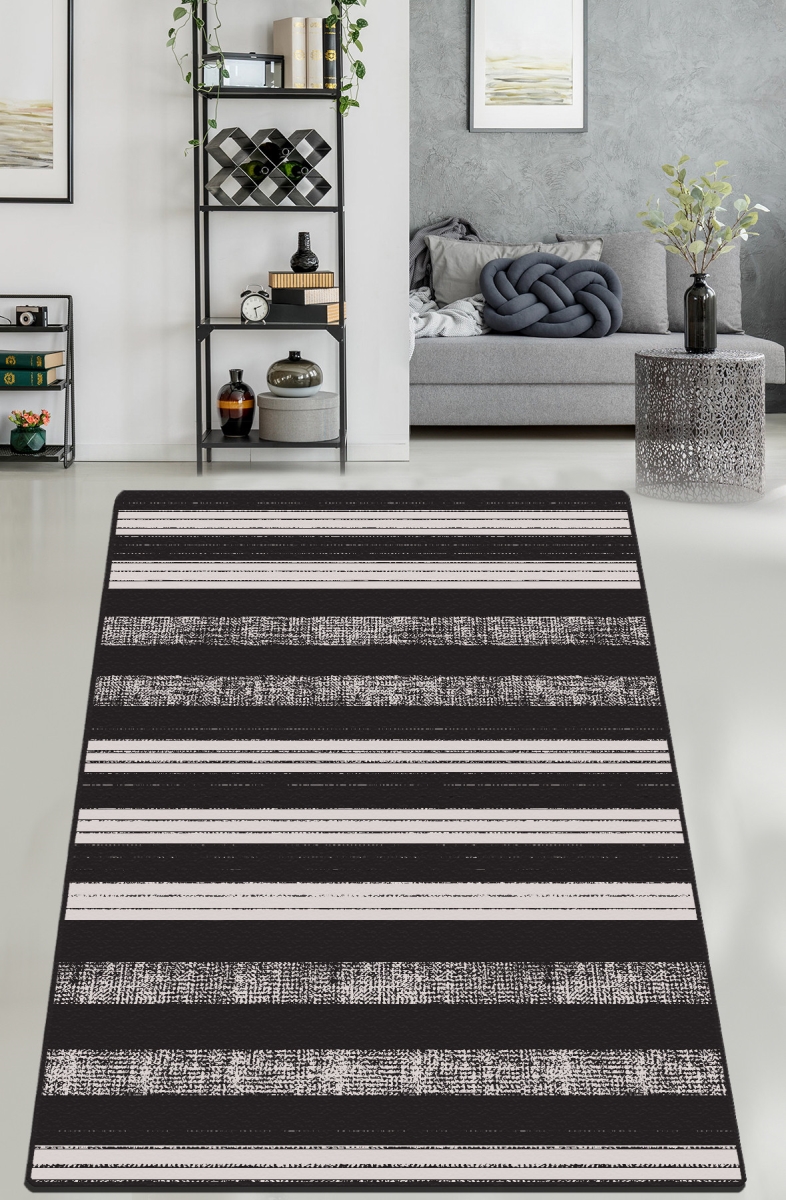 929CHL2373 80 x 120 cm Barcode Carpet - Multi Color