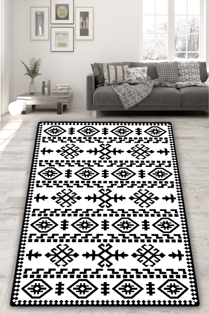 929CHL2635 100 x 140 cm Cosmos Carpet - Multi Color