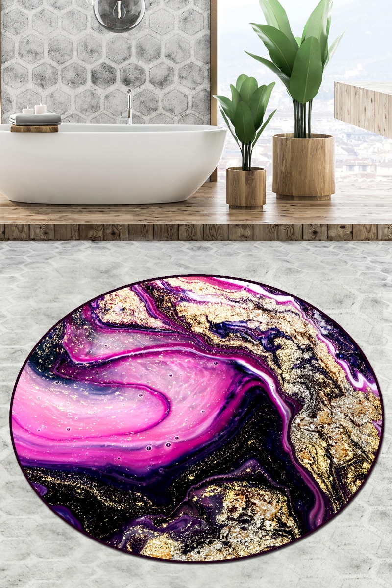 359CHL4811 120 cm Pastry DJT Bathmat - Multi Color