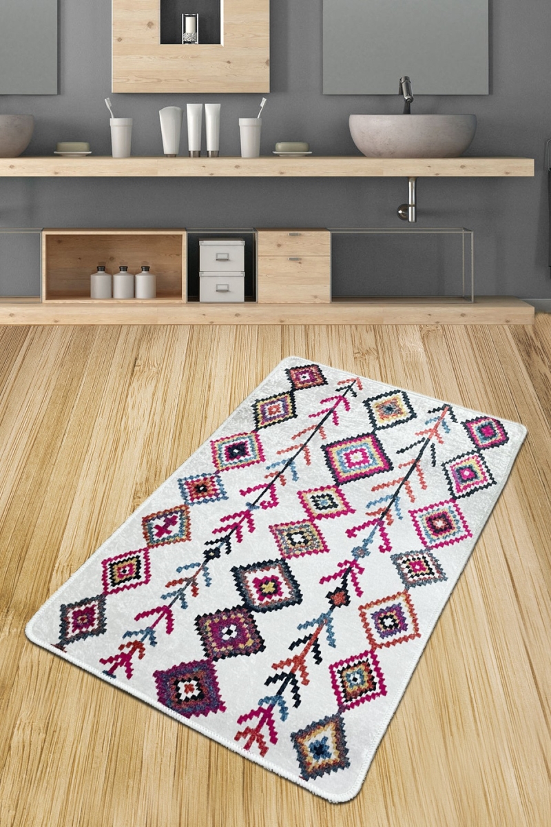 359CHL5143 70 x 120 cm Raje DJT Bathmat - Multi Color