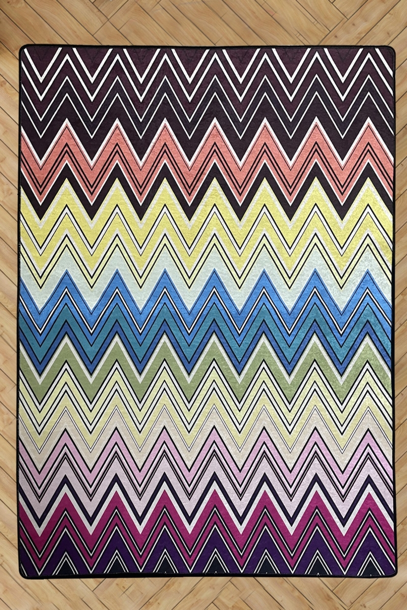959CHL1483 120 x 180 cm Misson DJT Carpet - Multi Color
