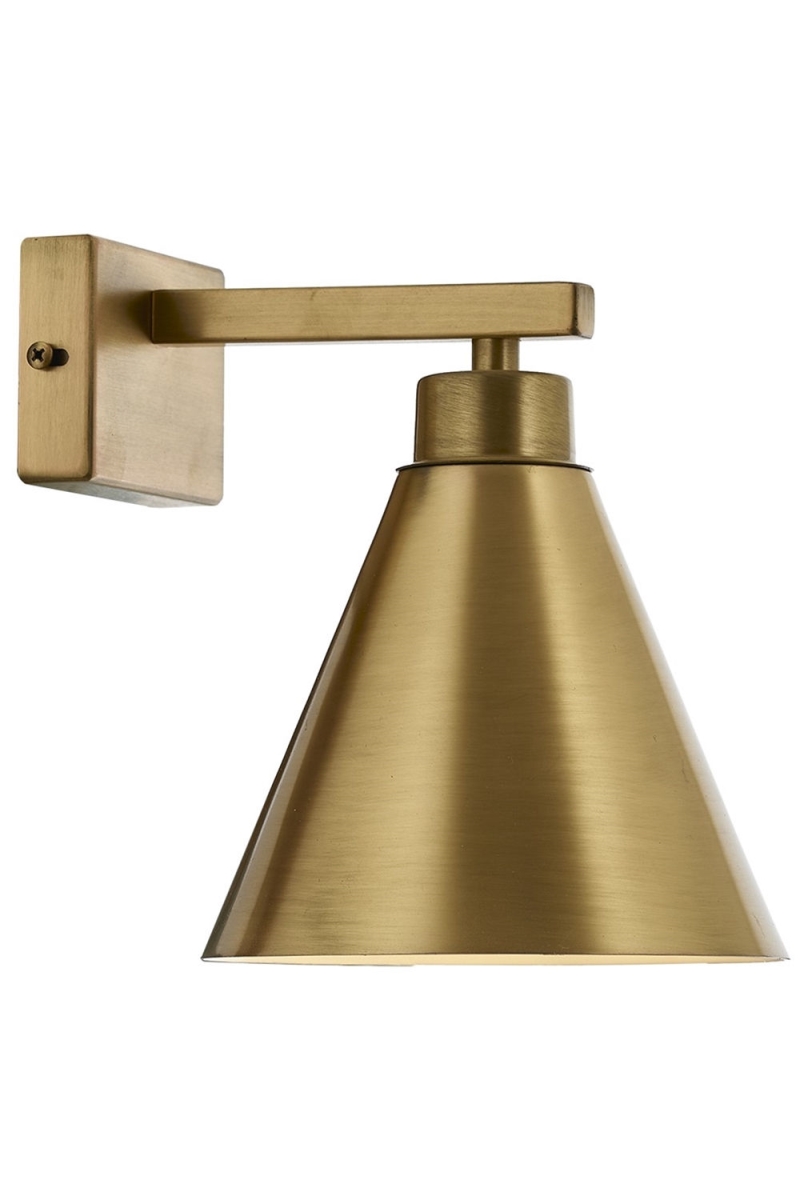 683AVN2216 7.87 x 7.87 x 5.91 in. E27 Socket IP20 Modern Copper Wall Lamp, Antiquation