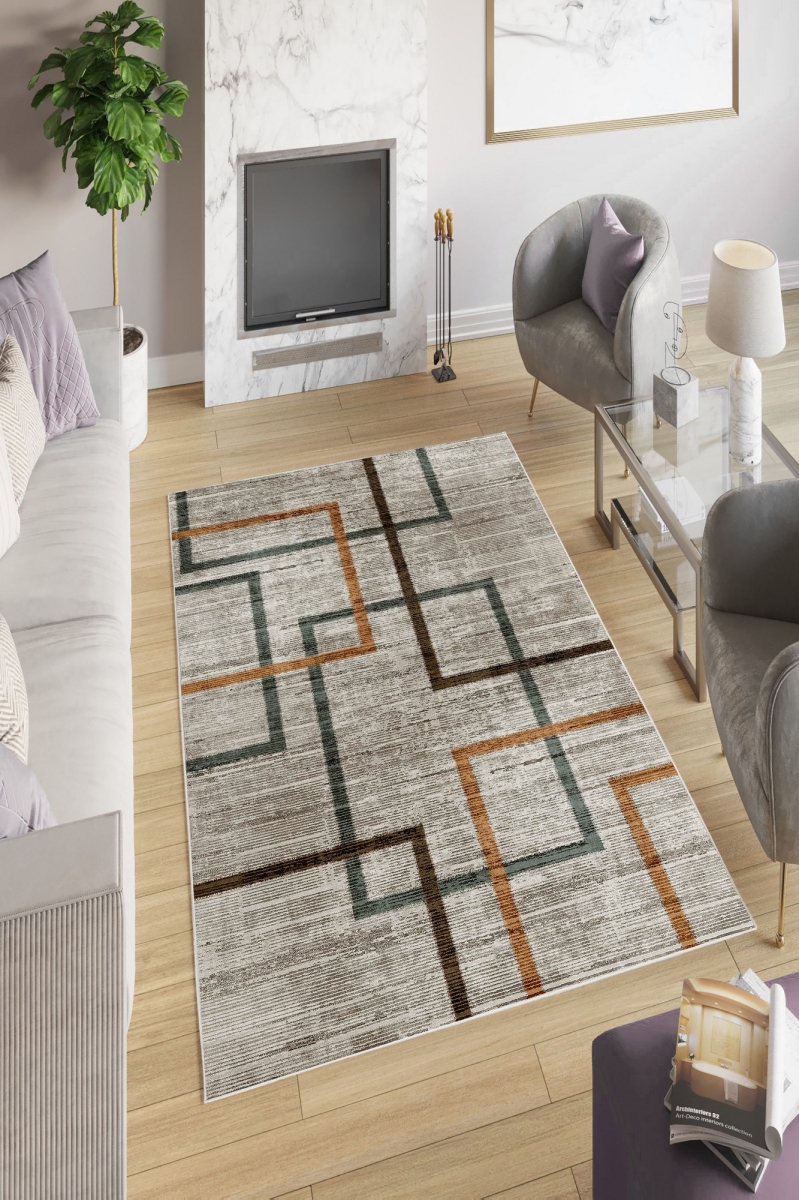 212HFT1133 120 x 180 cm W704 Carpet - Gray