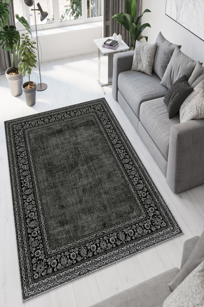 212HFT1598 160 x 230 cm W755 Carpet - Anthracite